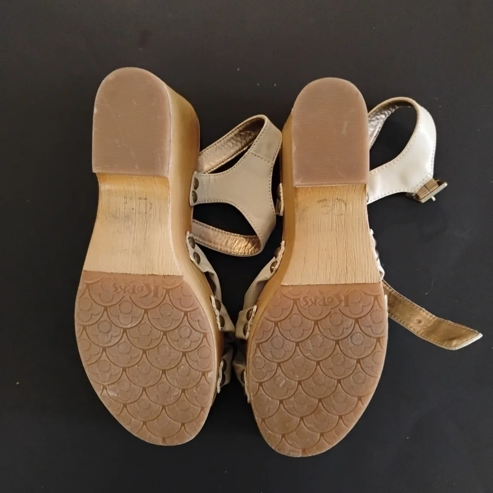 New - Korks‎ Dawson Wedge Sandals – Sage – Size 8 –